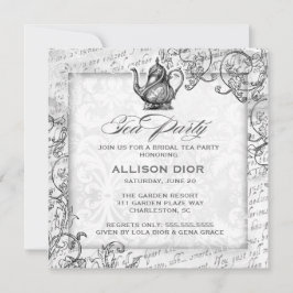 Invitación Fiesta del té blanco de GC