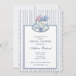 Invitación Fiesta del Té de Hortensias Despedida de Soltera