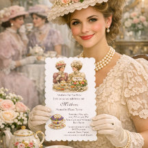 Fiesta del Té del Día de la Madre Victoriano