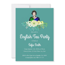 Fiesta del té del inglés de la reina Elizabeth