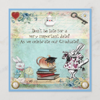 Invitación Fiesta del té del país de las maravillas de la