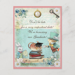 Invitación Fiesta del té enojada del sombrerero de la