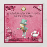 Fiesta del té enojada rosada Baby Shower del país