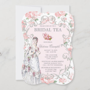 Invitación Fiesta del Té Victoriana