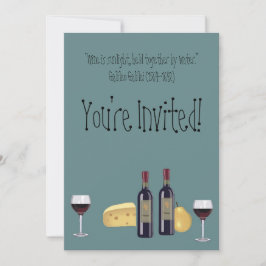 Invitación Fiesta del vino y del queso+Cita