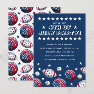 Invitación Fiesta Deportiva del Día de la Independencia