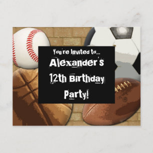 Invitación Fiesta deportivo