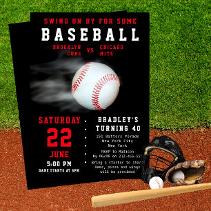 Invitación Fiesta Deportivo de los 40 Años de Béisbol