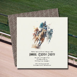 Invitación Fiesta Derby Horses and Jockeys