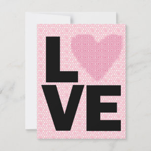 Invitación Fiesta Día de San Valentín de amor retro