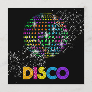 INVITACIÓN FIESTA DISCO - SRF