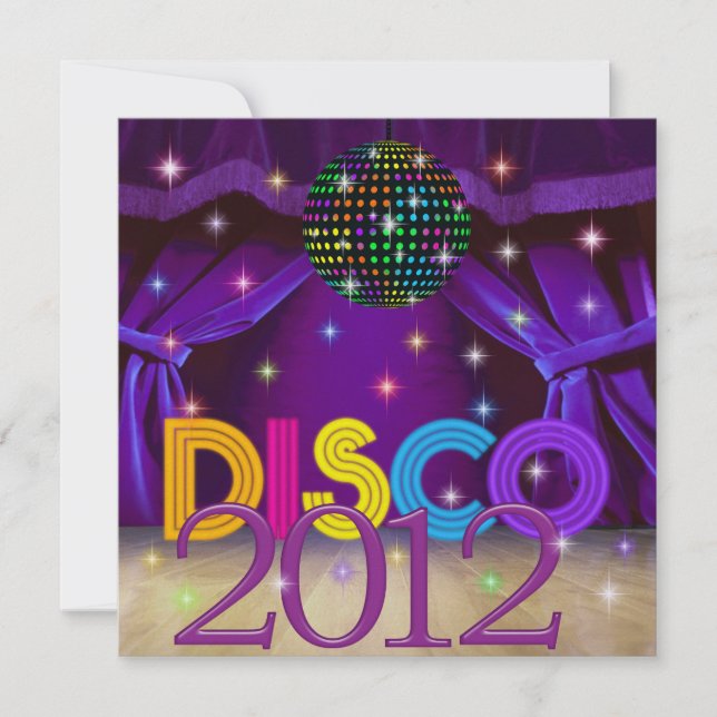 INVITACIÓN FIESTA DISCO - SRF (Anverso)