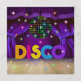 INVITACIÓN FIESTA DISCO - SRF