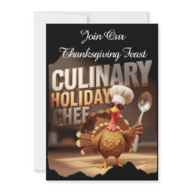 Fiesta divertida de Acción de Gracias culinaria de