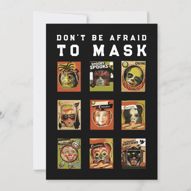 Invitación Fiesta divertida de Halloween (Anverso)