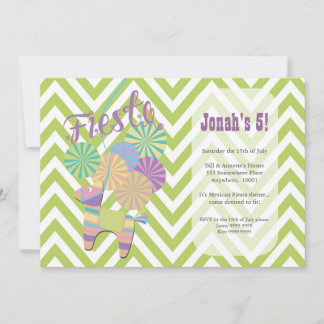 Invitación Fiesta Donkey Pinata Fiesta de Cumpleaños