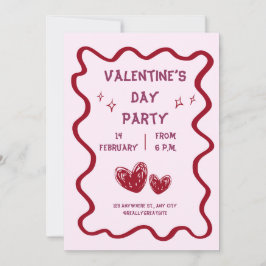 Invitación Fiesta el día de San Valentín