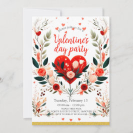 Invitación Fiesta el día de San Valentín