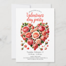 Invitación Fiesta el día de San Valentín