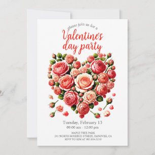 Invitación Fiesta el día de San Valentín
