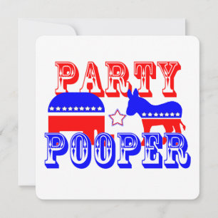 Invitación Fiesta Electoral Pooper