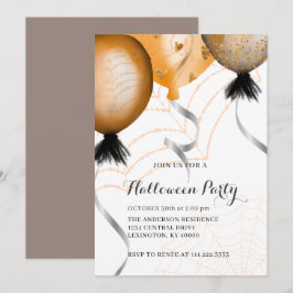 Invitación Fiesta elegante de Halloween