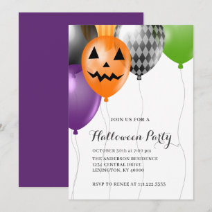 Invitación Fiesta elegante de Halloween