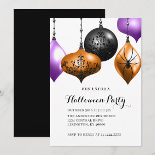 Invitación Fiesta elegante de Halloween