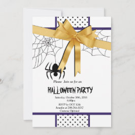 Invitación fiesta elegante de Halloween