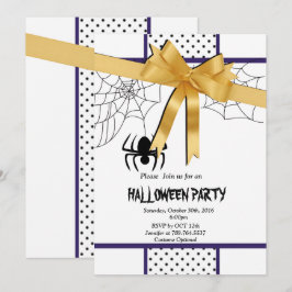 Invitación fiesta elegante de Halloween