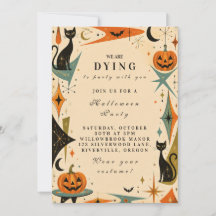 Fiesta Elegante de Halloween Retro