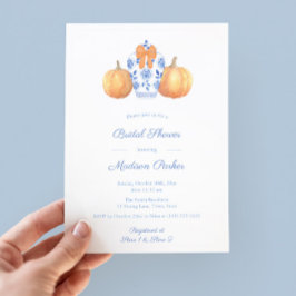 Invitación Fiesta elegante de la ducha de la novia de la cala