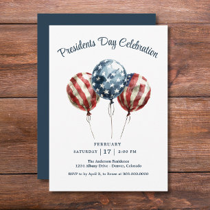 Invitación Fiesta elegante del día del presidente