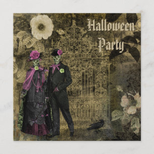 Invitación Fiesta elegante lamentable elegante de Halloween
