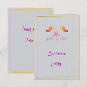 Invitación Fiesta empresarial