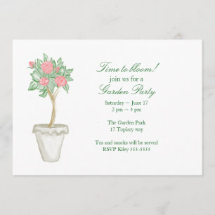 Invitación Fiesta en el jardín