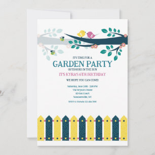 Invitación Fiesta en el Jardín