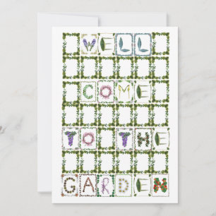 Invitación Fiesta en el Jardín - Floral Romántico - xoxo Enca