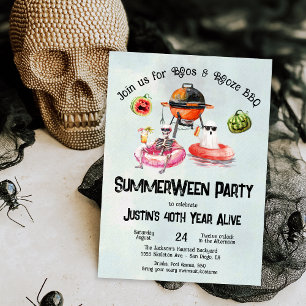 Invitación Fiesta en el Jardín trasero Baby-Q Shower para el