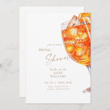 Fiesta en la casa Aperol Spritz Bridal Shower