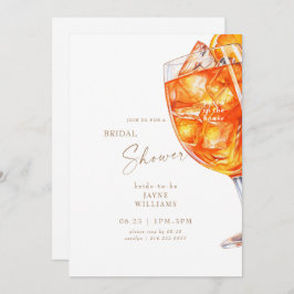 Invitación Fiesta en la casa Aperol Spritz Bridal Shower