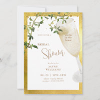 Fiesta en la casa Champagne Bridal Shower Invitat