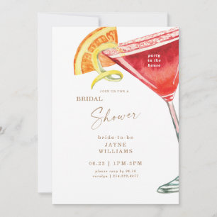 Invitación Fiesta en la Casa Cocktail Despedida de soltera