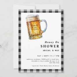 Invitación Fiesta en la Casa Ducha de Boda para Parejas Honey