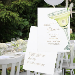 Invitación Fiesta en la casa Margarita Bridal Shower