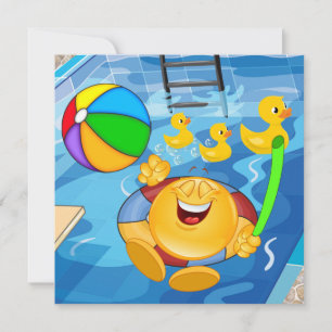 Invitación Fiesta en la Piscina