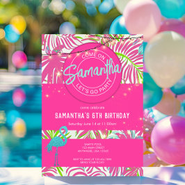 Invitación Fiesta en la Piscina Playa Rosa