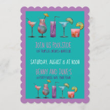 Fiesta en la Piscina y Bebidas Tropicales