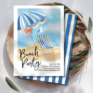 Invitación Fiesta en la Playa