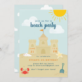 Invitación Fiesta en la Playa